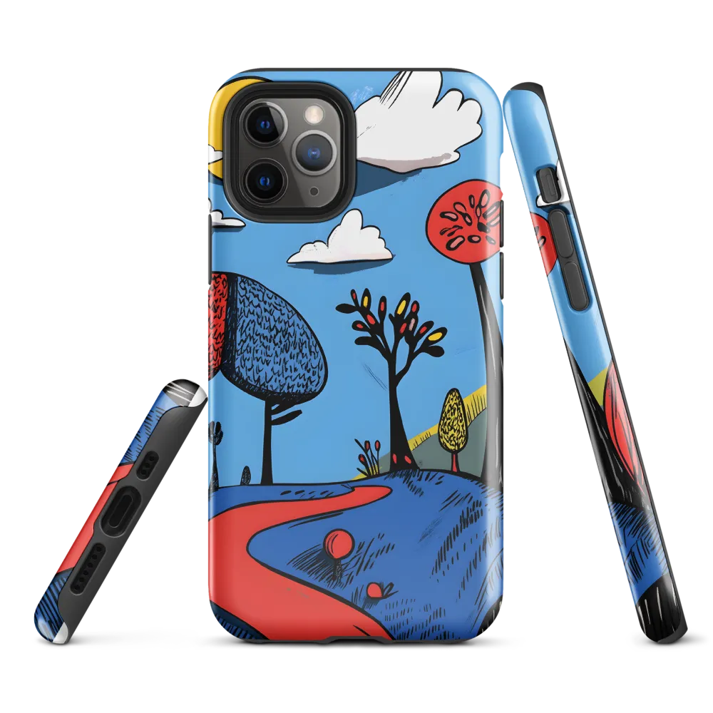 A Playful Journey Through Whimsical Woods | Phone Case |  11 Pro | Tough Case | Glossy