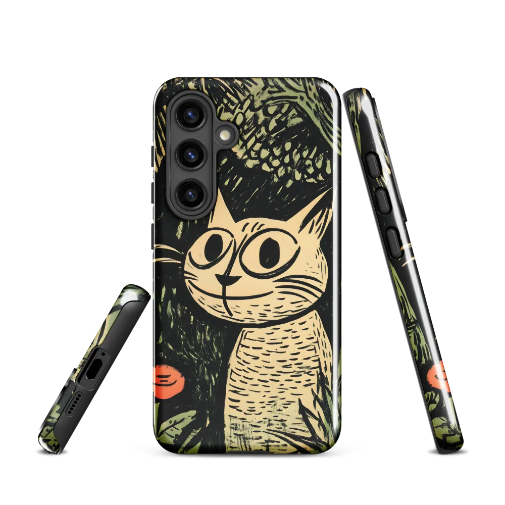 Whimsical Cat in the Forest