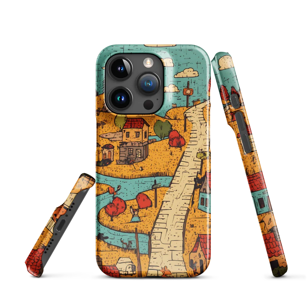 Whimsical Village Landscape