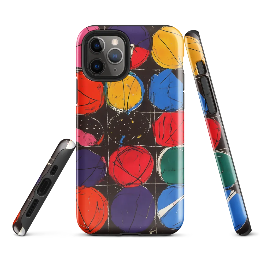 Colorful Circles in Abstract Harmony