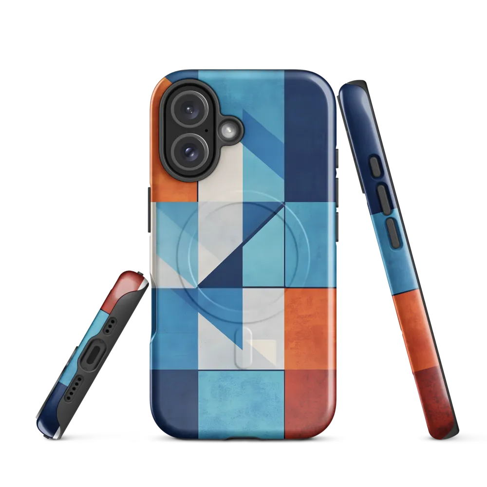 Geometric Harmony in Color | Phone Case |  16 | MagSafe® Tough Case | Glossy