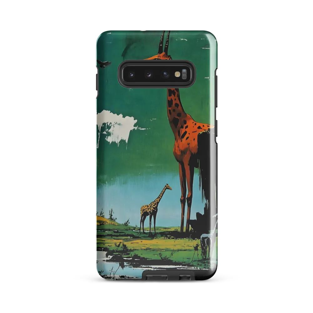 Giraffe Reverie | Phone Case |  S10 Plus | Tough Case | Glossy