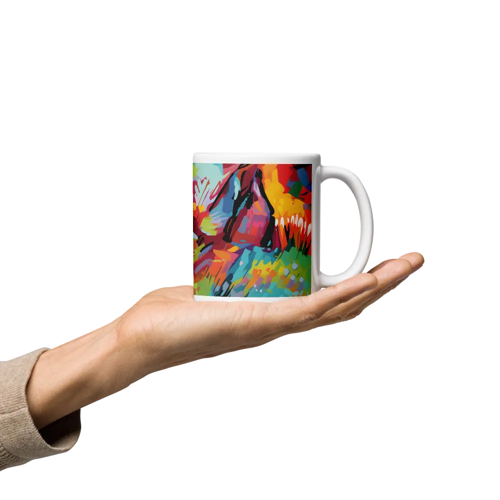 Colorful Lizard: An Abstract Adventure | Mugs | Multiple Sizes & Colors