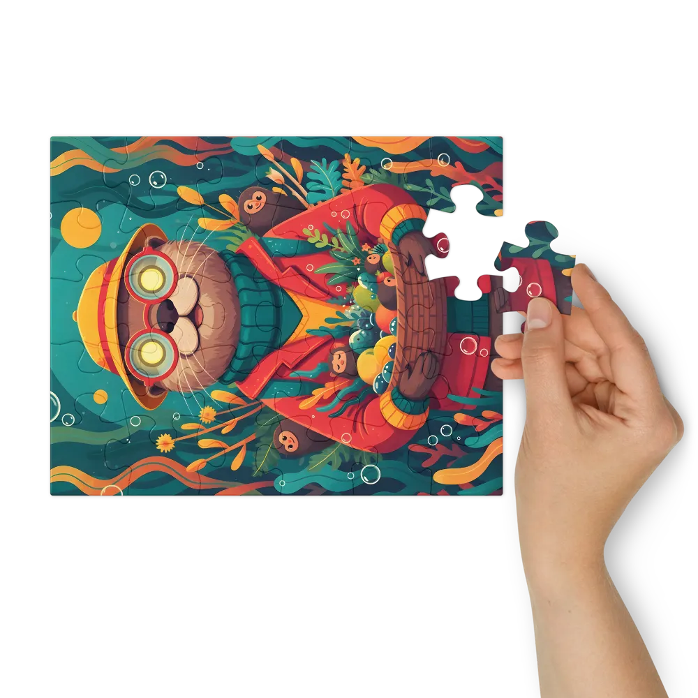 Otter's Bounty 
 Jigsaw Puzzle in Tin Box