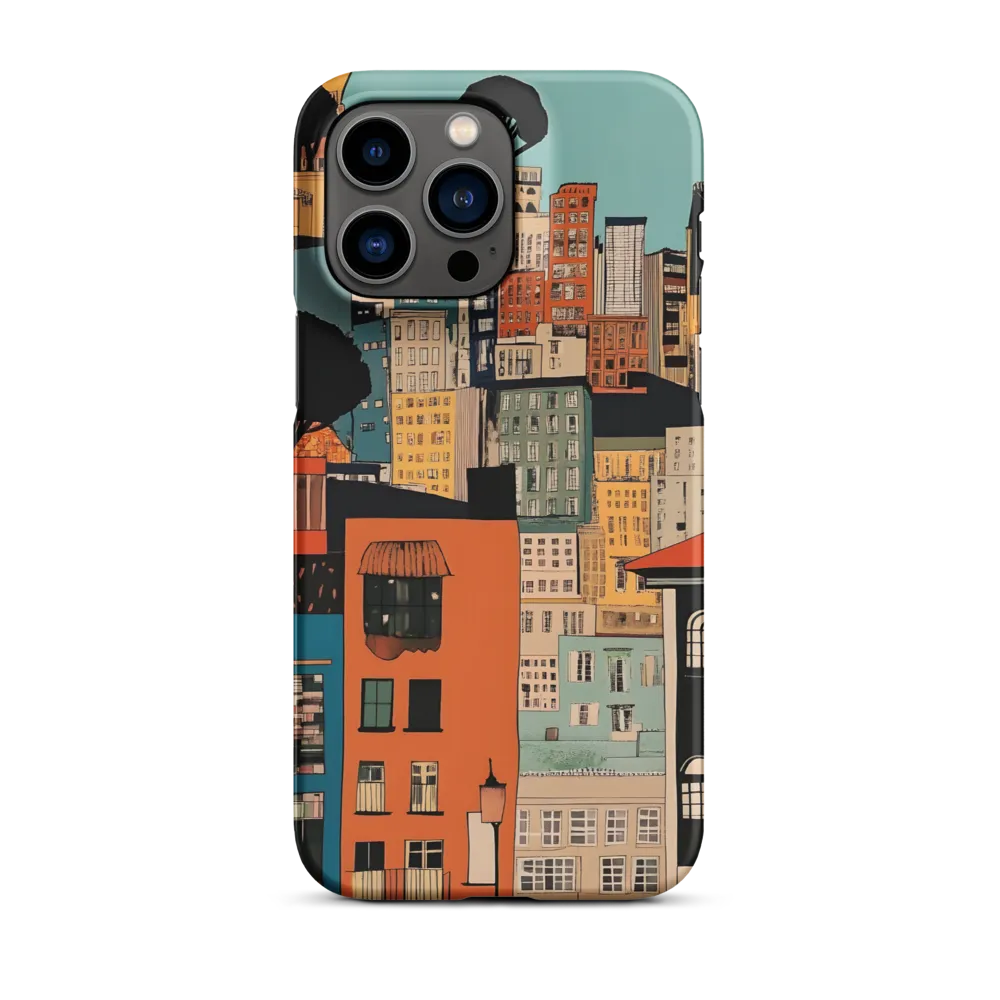 Urban Fusion: A Colorful Cityscape