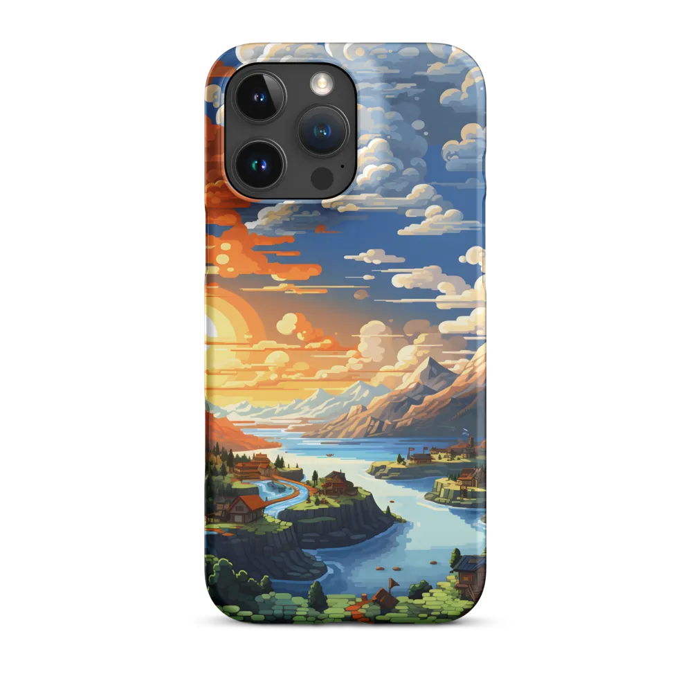 Tranquil Sunset Over Serene Landscape