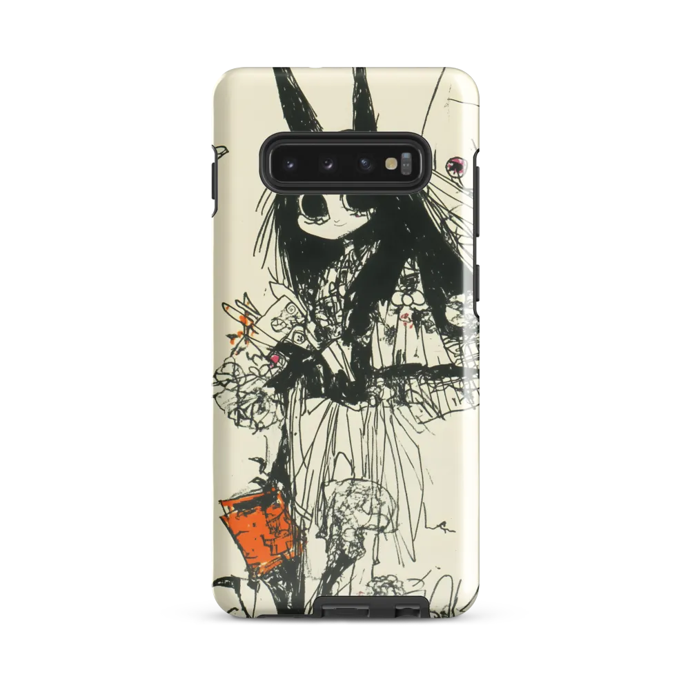 Whimsical Flora | Phone Case |  S10 Plus | Tough Case | Glossy