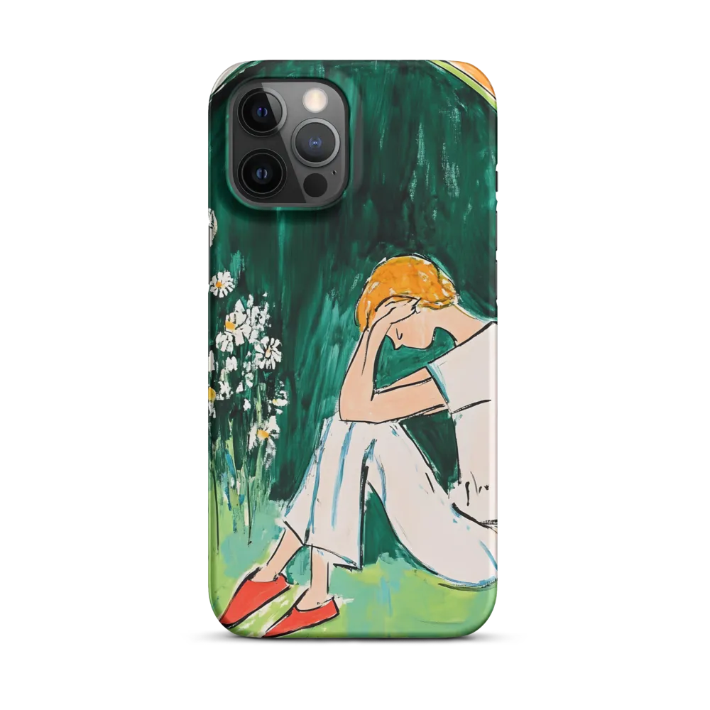 Silent Sorrow | Phone Case |  12 Pro Max | Snap Case | Matte