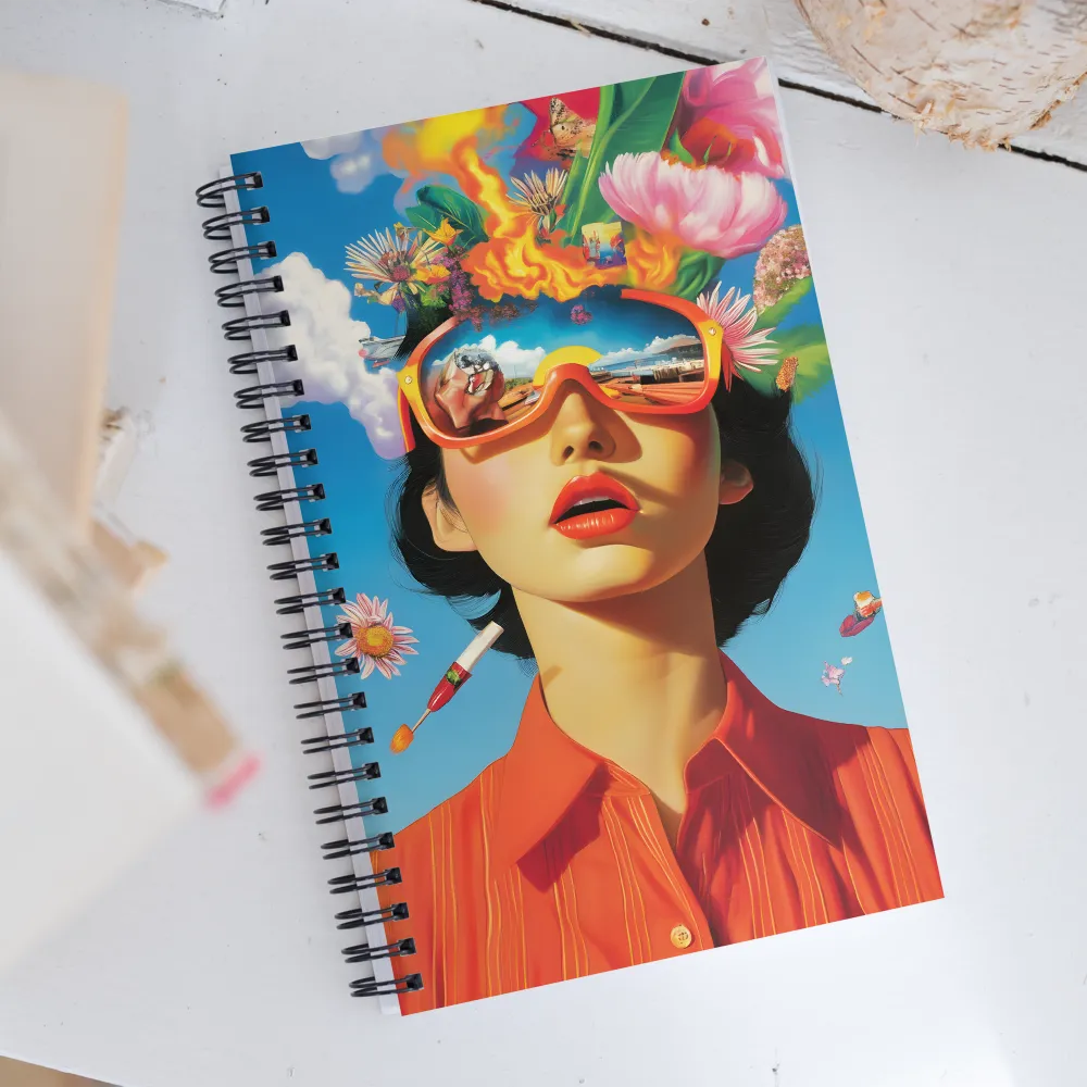 Reflections of Whimsy | Spiral Notebook