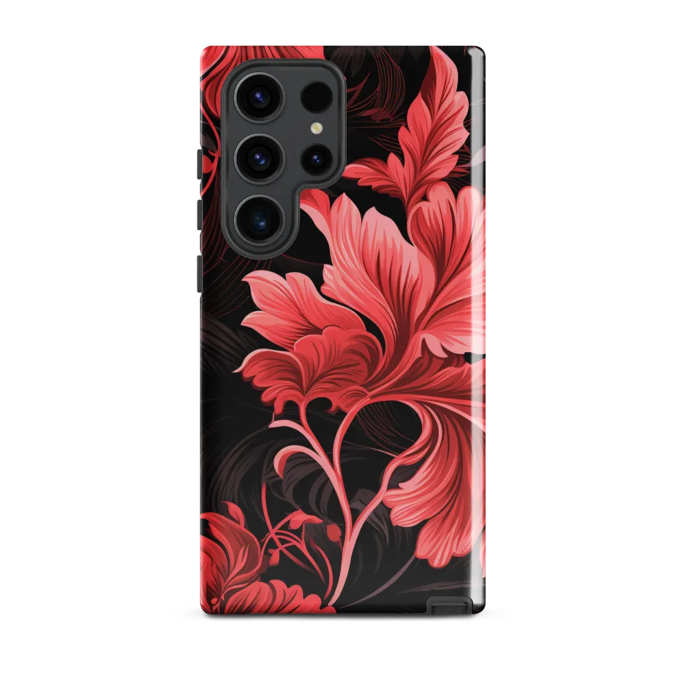 Tropical Elegance in Red