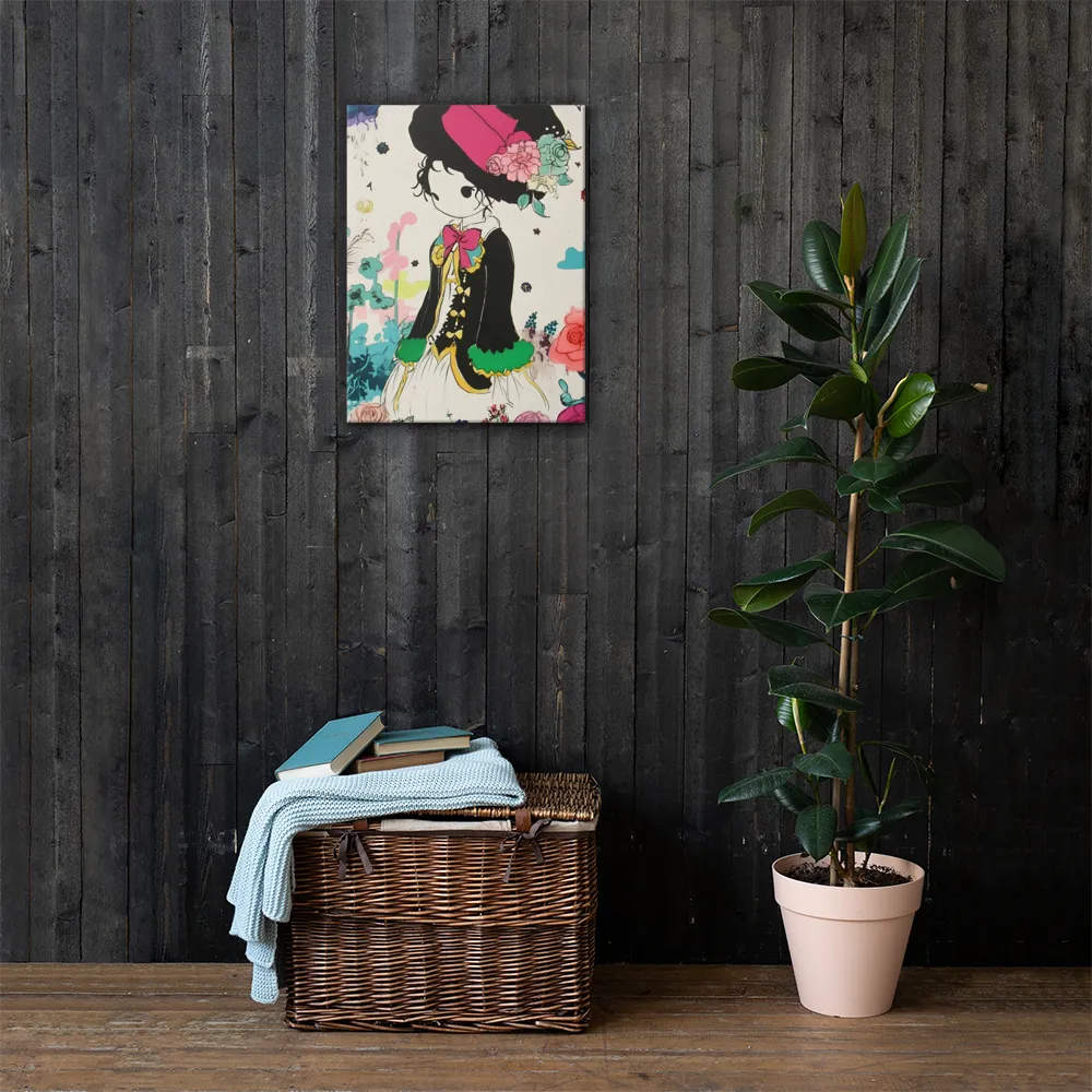 Whimsical Garden Reverie | Canvas | 18″×24″