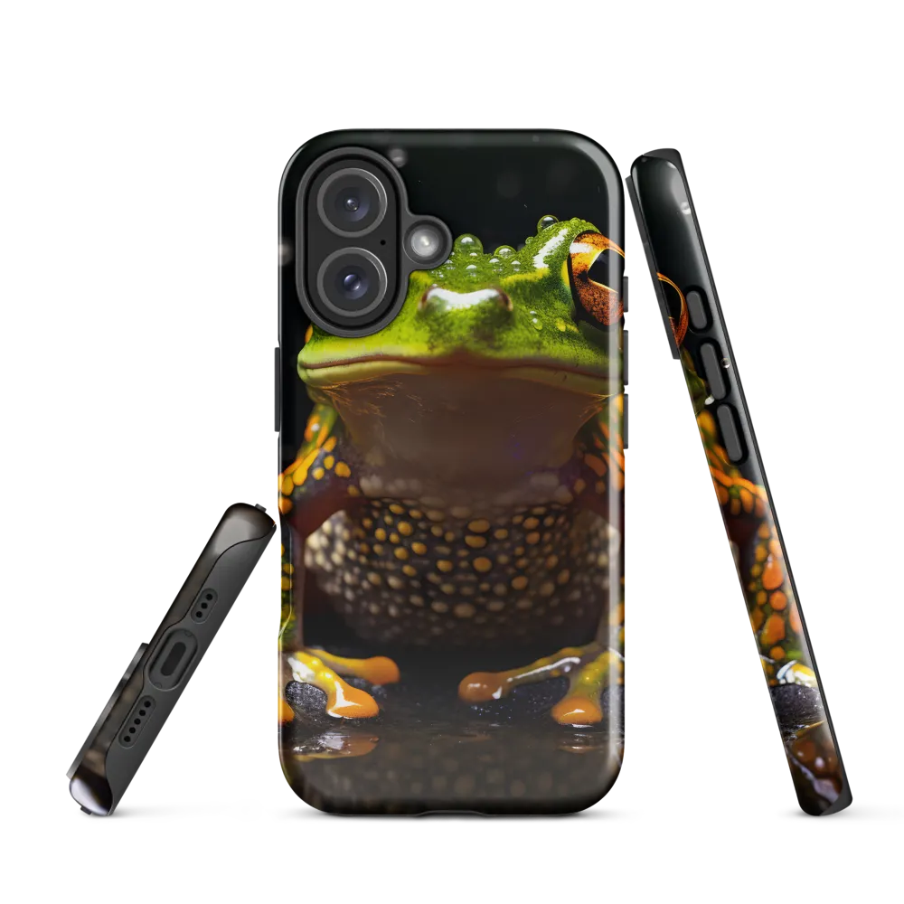 Emerald Elegance: The Frog in Focus