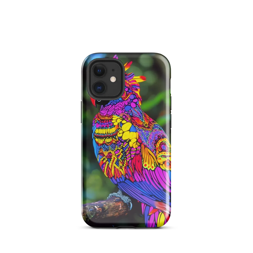 Vibrant Psychedelic Parrot