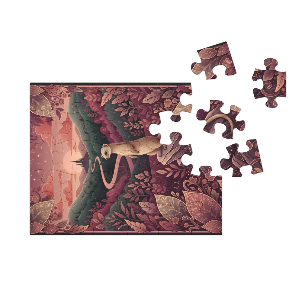 Valley Sentinel 
 Jigsaw Puzzle in Tin Box