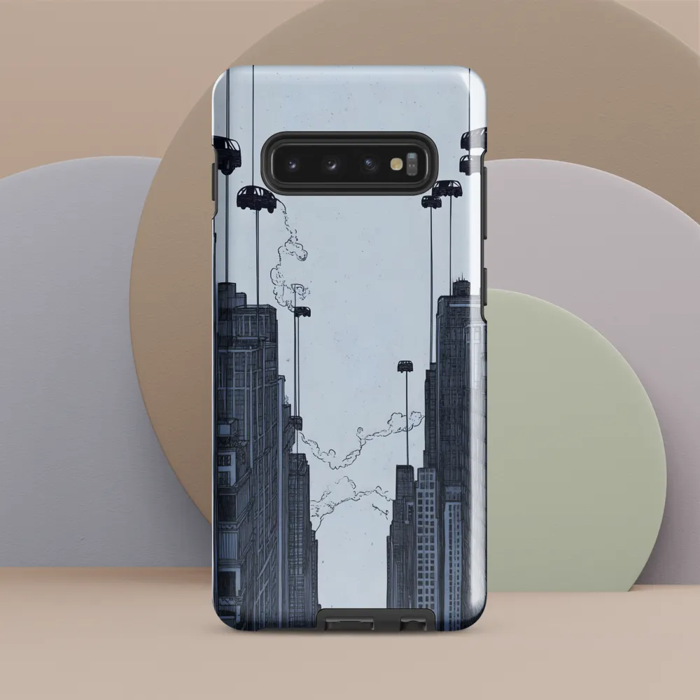 Suspended in the City | Phone Case |  S10 Plus | Tough Case | Glossy