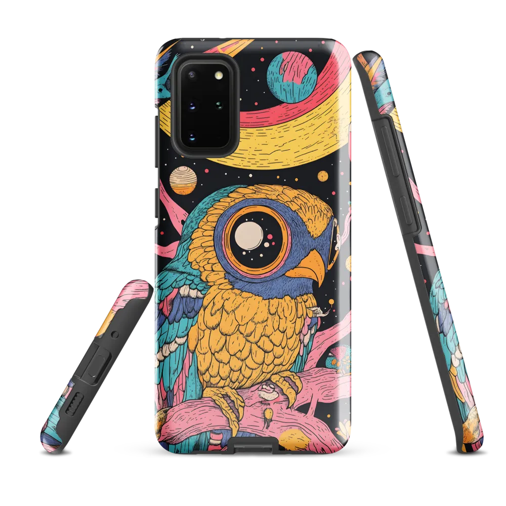 Whimsical Cosmic Owl | Phone Case |  S20 Plus | Tough Case | Glossy