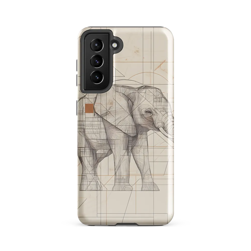 Geometric Elegance: The Steel Elephant