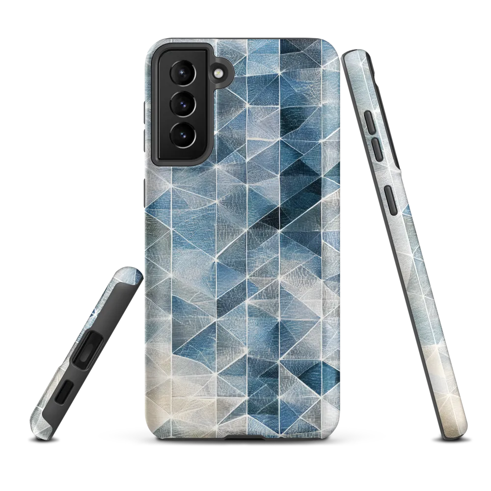 Geometric Harmony in Blue
