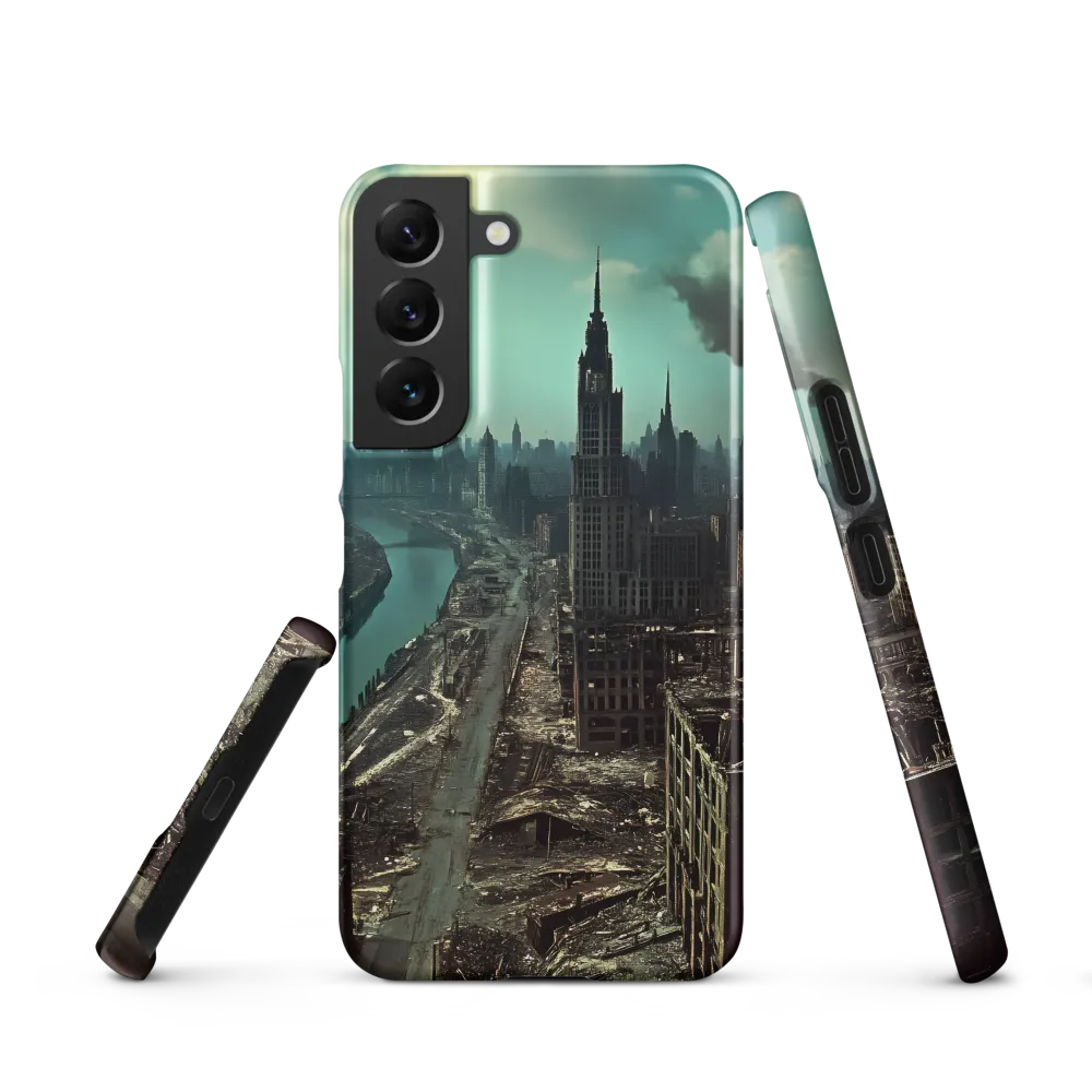 Urban Ruins: A Futuristic Reflection | Phone Case |  S22 | Snap Case | Matte