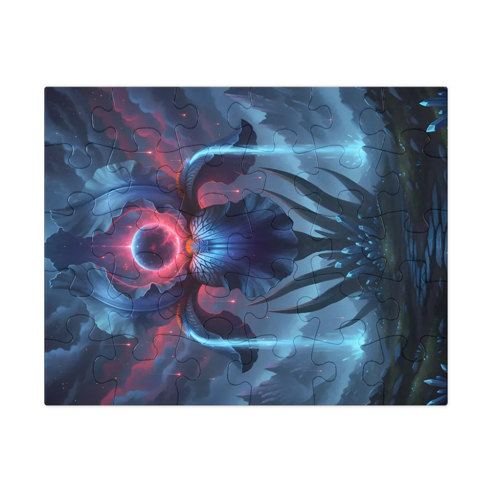 Celestial Iris 
 Jigsaw Puzzle in Tin Box