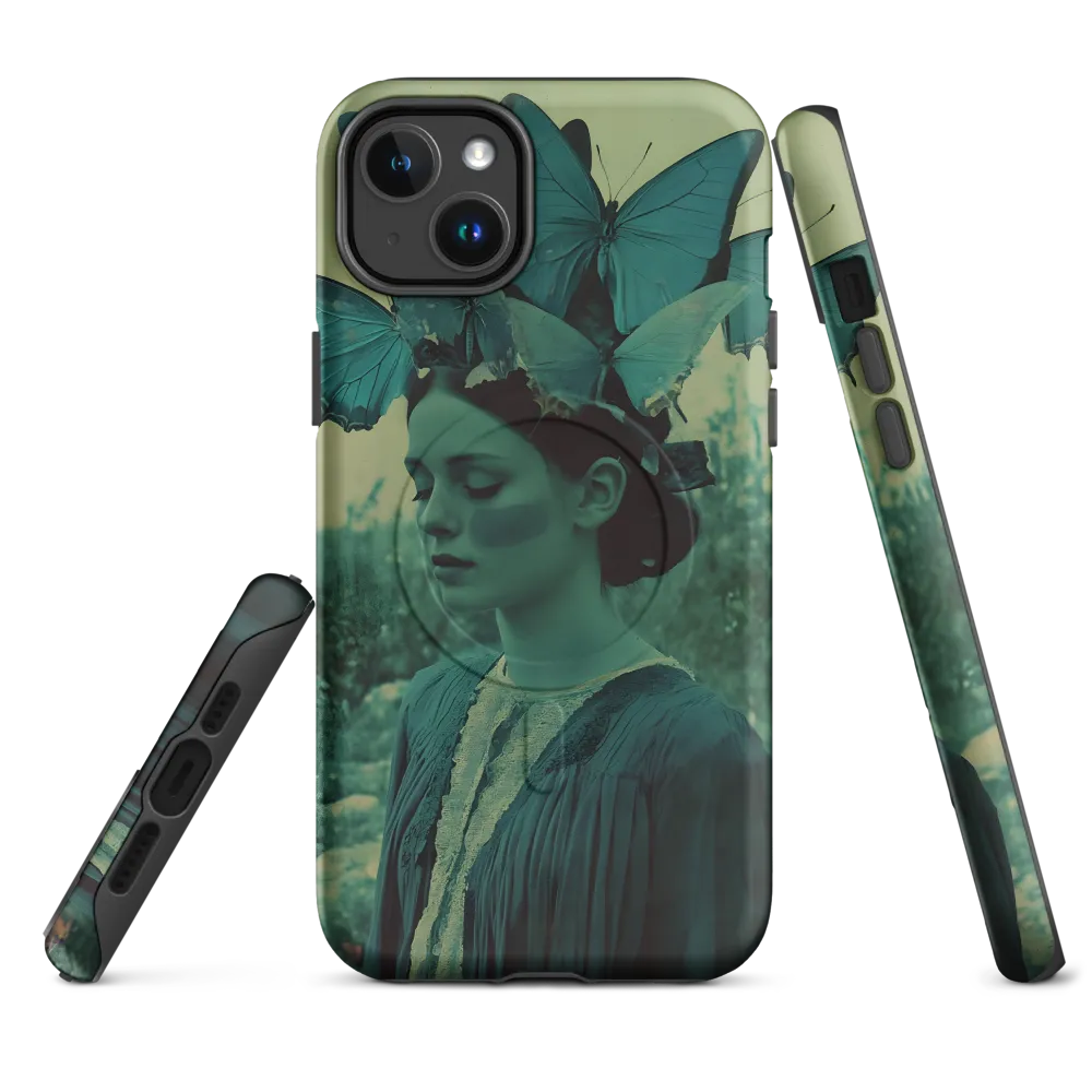 Crown of Teal Butterflies