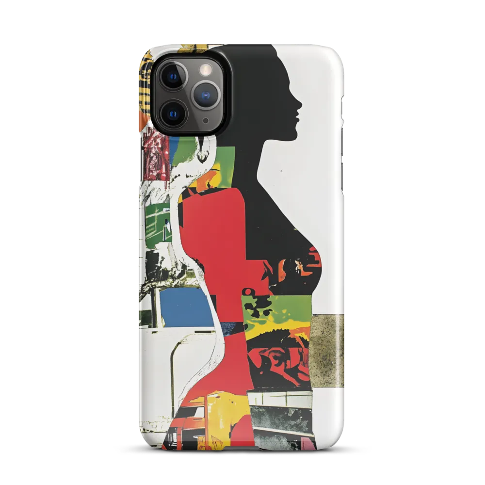 Collage of Colors: A Silhouette's Story | Phone Case |  11 Pro Max | Snap Case | Glossy