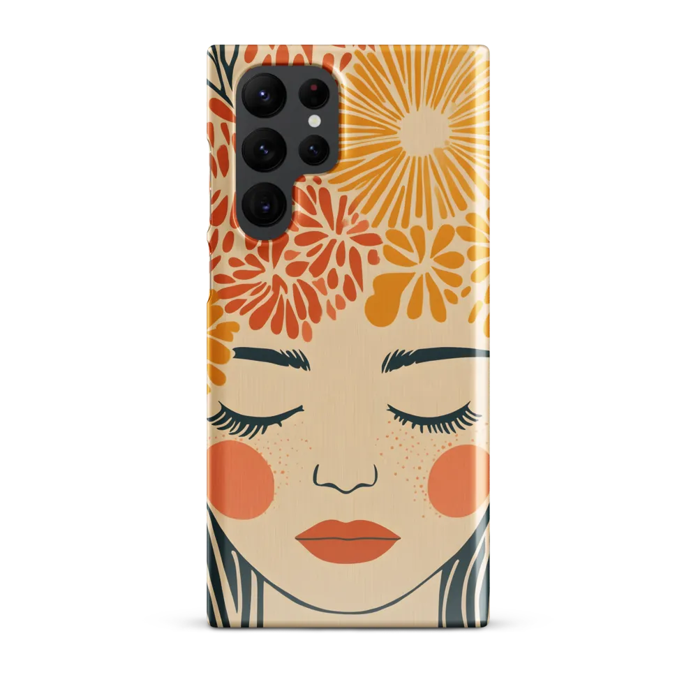 Serenity in Bloom | Phone Case |  S22 Ultra | Snap Case | Glossy