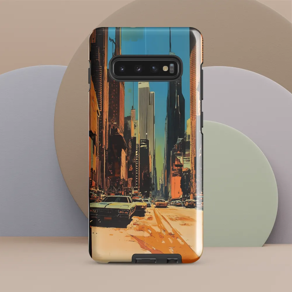 Urban Symphony: A Journey Through Skyscrapers | Phone Case |  S10 Plus | Tough Case | Glossy