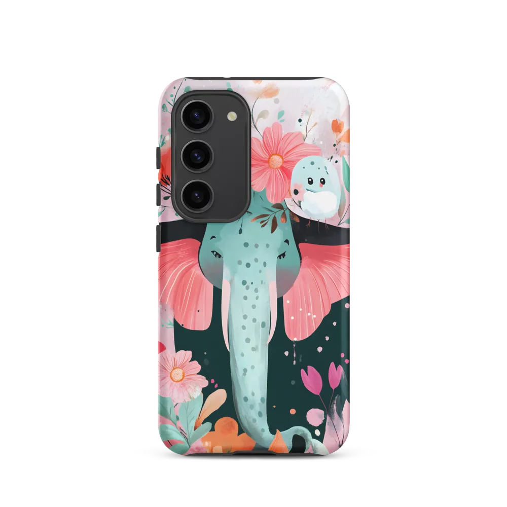 Whimsical Elephant in Bloom