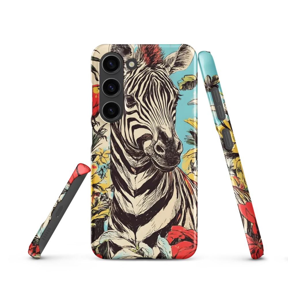 Zebra in Tropical Reverie