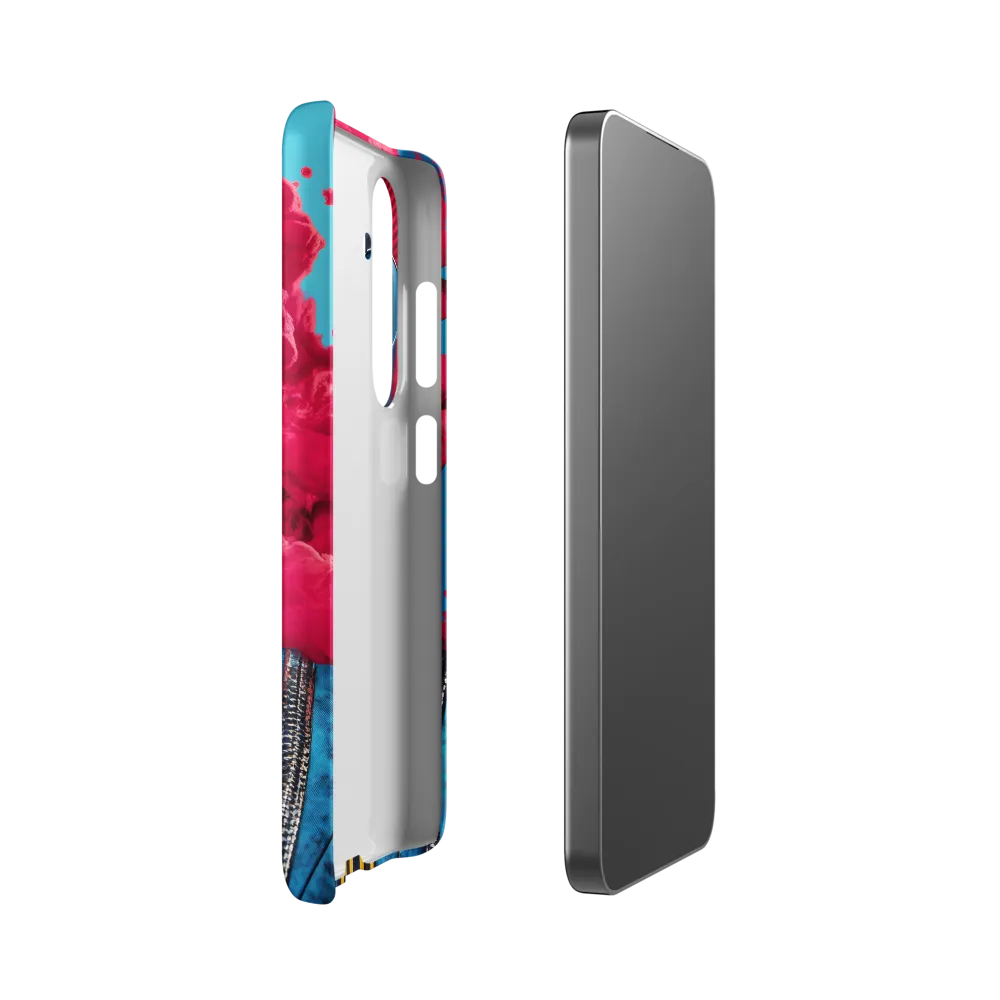 Bold Elegance in Digital Fashion | Phone Case |  S24 | Snap Case | Matte