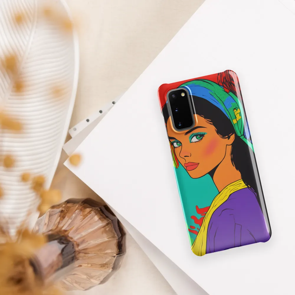 Vibrant Elegance | Phone Case |  S20 | Snap Case | Glossy