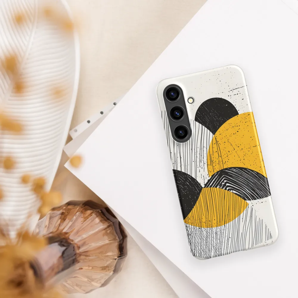 Dynamic Harmony in Black and Yellow
