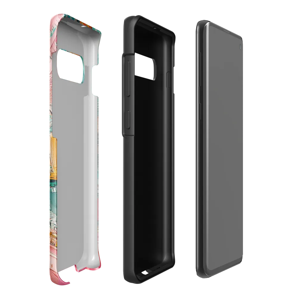 Vertical Horizons: A Surreal Cityscape Adventure | Phone Case |  S10 Plus | Tough Case | Glossy