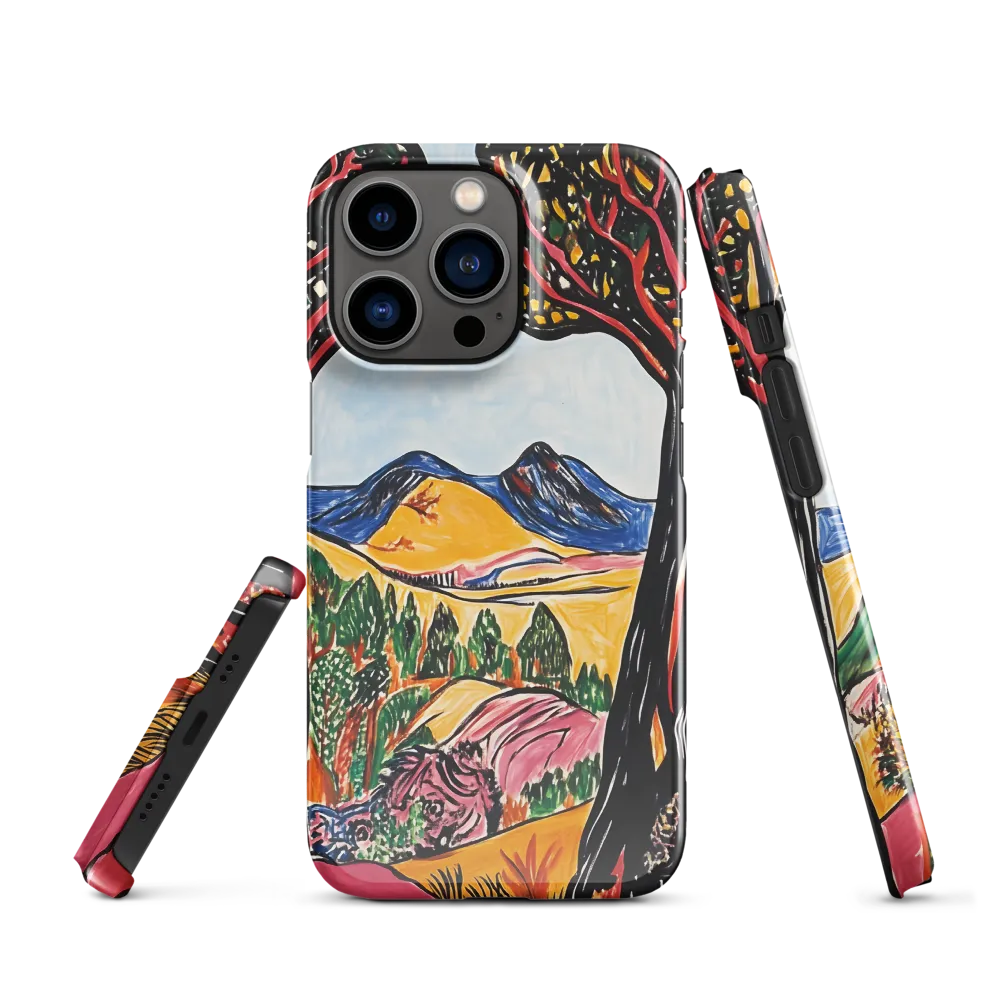 Vibrant Nature's Embrace | Phone Case |  13 Pro | Snap Case | Glossy