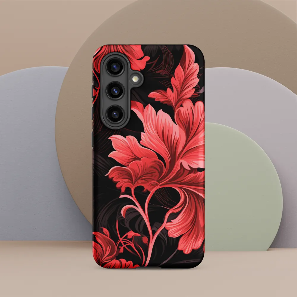 Tropical Elegance in Red