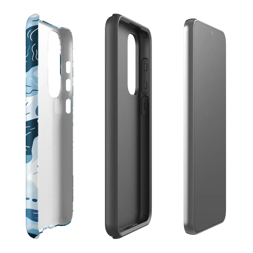 Flowing Waters: An Abstract Journey | Phone Case |  S23 Plus | Tough Case | Matte