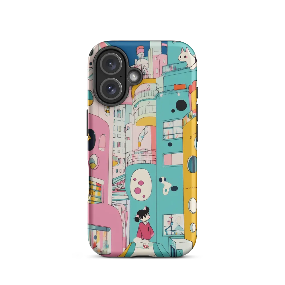 Whimsical Cityscape Dreams | Phone Case