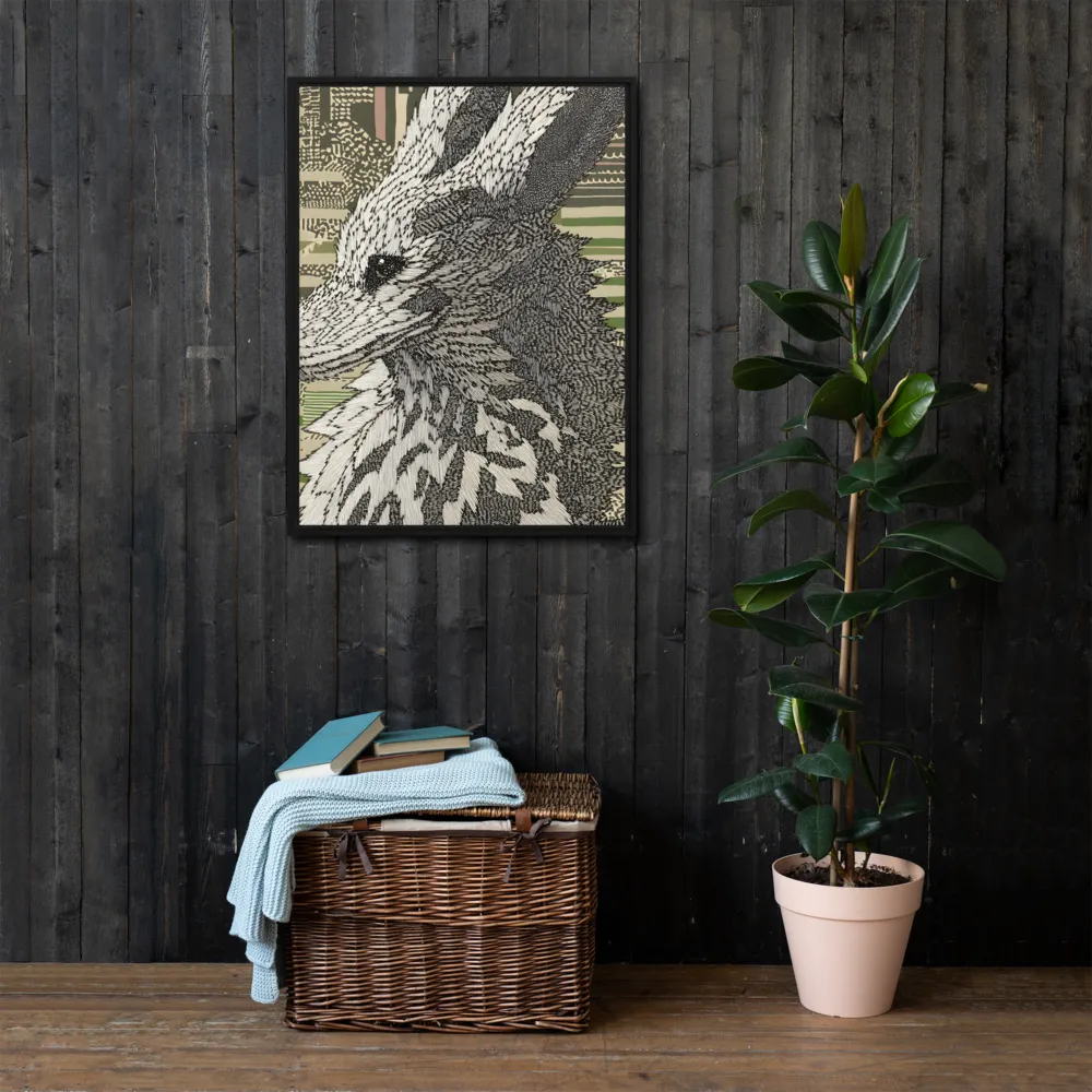 Reflections of the Forest | Canvas with Black Frame | 24″×32″