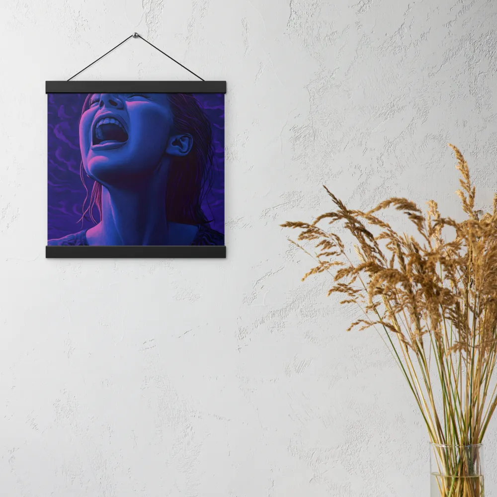 Echoes of Anguish | Poster With Black Wood Hanger | 12″×12″