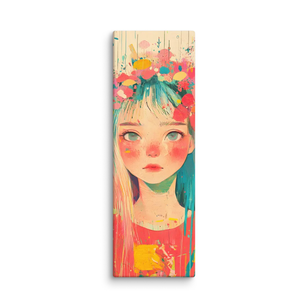 Whimsical Blossom | Canvas | 12″×36″
