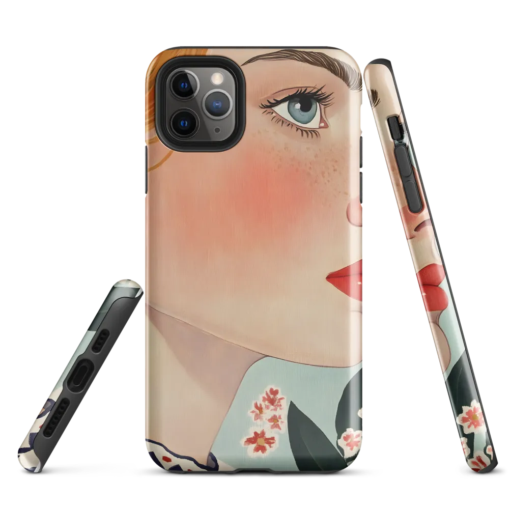 Serene Portrait of a Woman | Phone Case |  11 Pro Max | Tough Case | Glossy