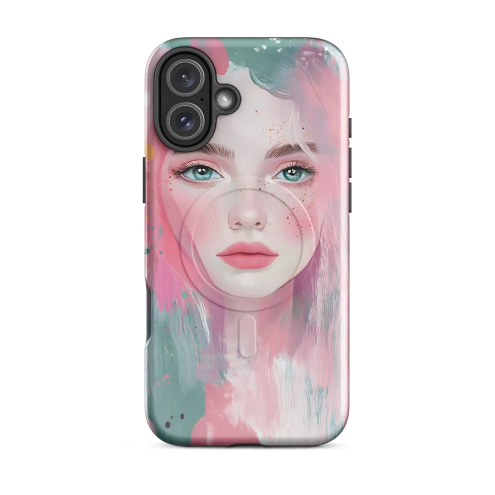 Dreamy Serenity: A Contemporary Portrait | Phone Case |  16 Plus | MagSafe® Tough Case | Glossy
