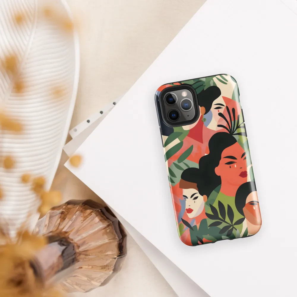 Harmony of Nature and Femininity | Phone Case |  11 Pro | Tough Case | Glossy