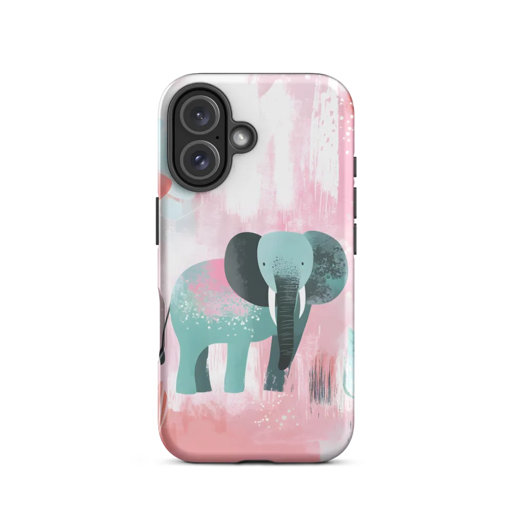 Whimsical Elegance: An Elephant's Serenade | Phone Case