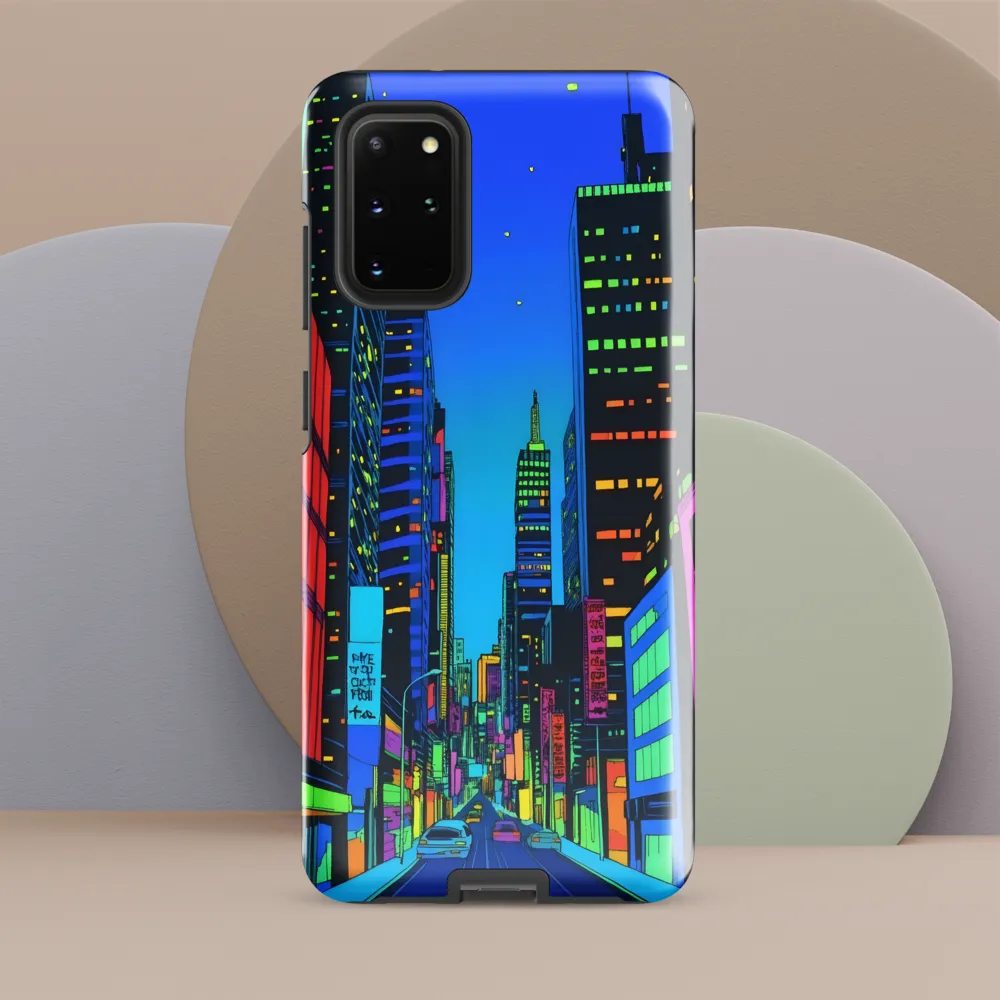 Neon Dreamscape: A Futuristic City at Dusk