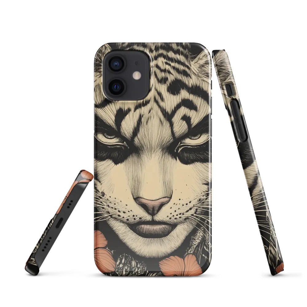 Feline Majesty: The Human-Leopard Connection | Phone Case |  12 | Snap Case | Glossy
