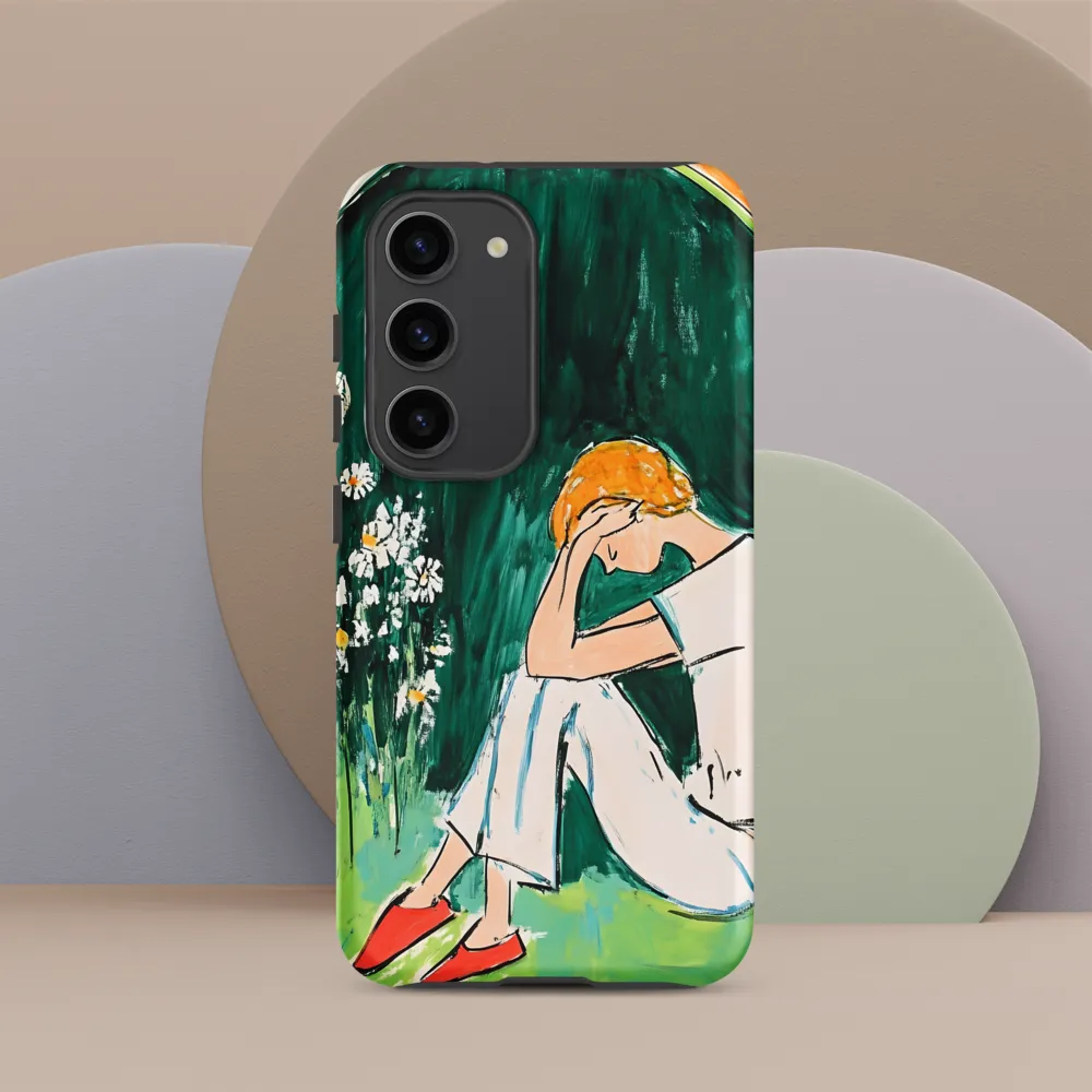 Silent Sorrow | Phone Case |  S23 | Tough Case | Matte