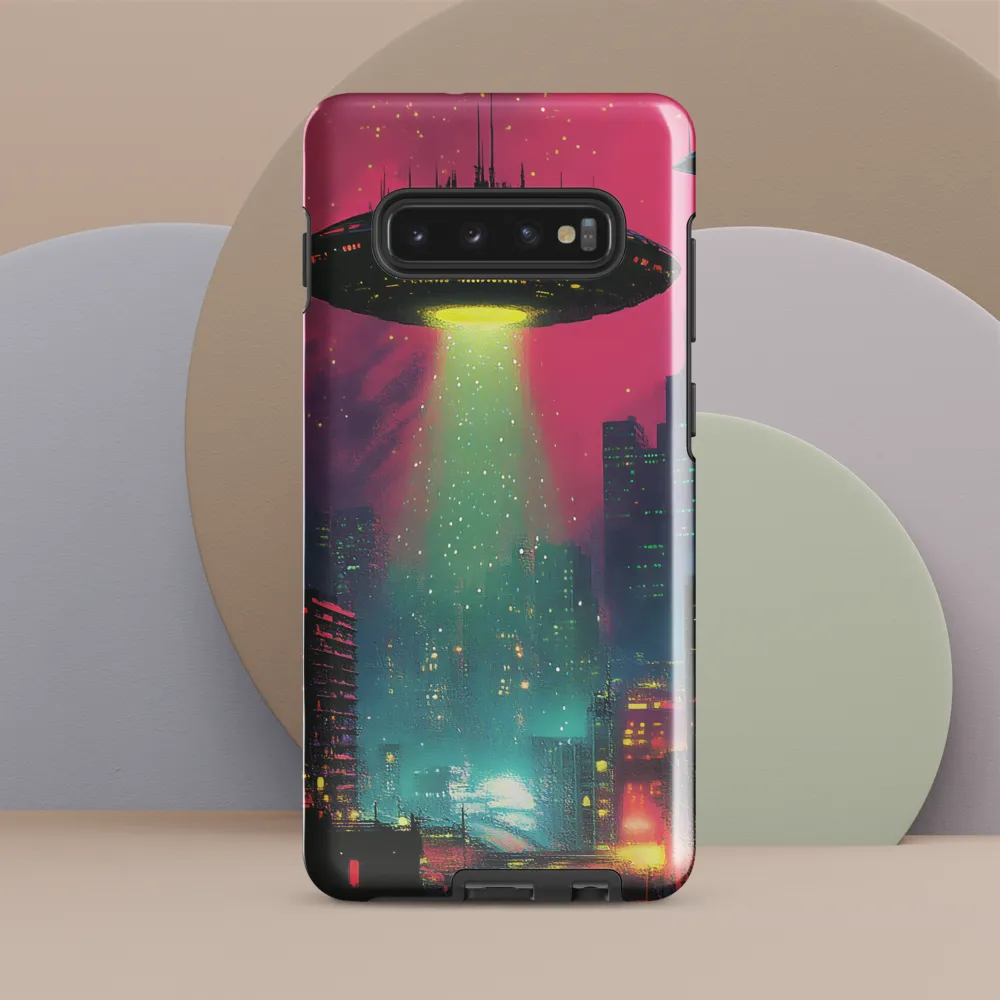 Encounter Above Neon Heights | Phone Case |  S10 Plus | Tough Case | Glossy