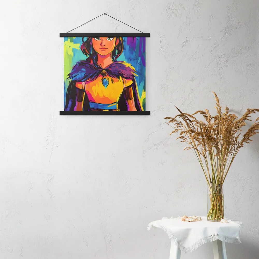 Guardian of Colors | Poster With Black Wood Hanger | 18″×18″